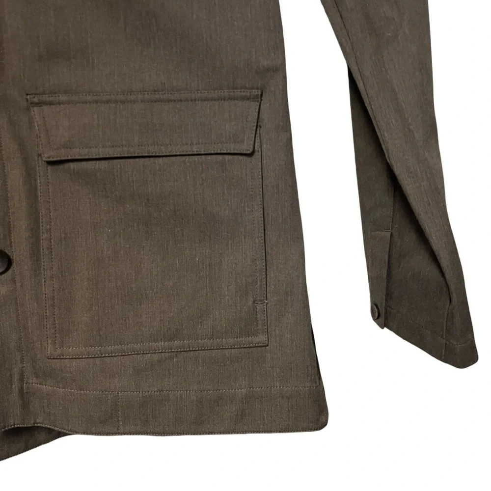 NWT Nau Atelier‎ Blazer Men's Dark Brown Tobac Heather Size Medium